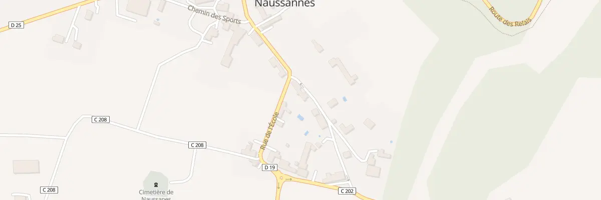 Plan du 19 Le Bourg à Naussannes