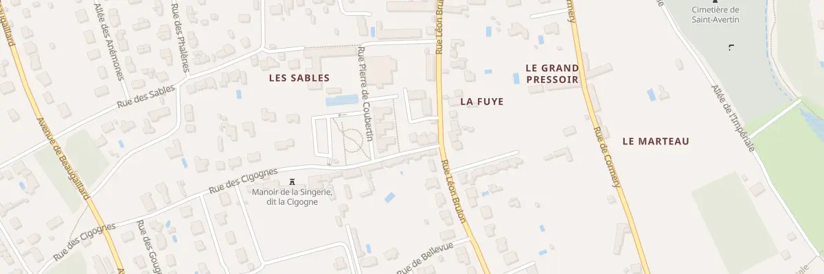 Plan du 5 Rue des Cigognes à Saint-Avertin