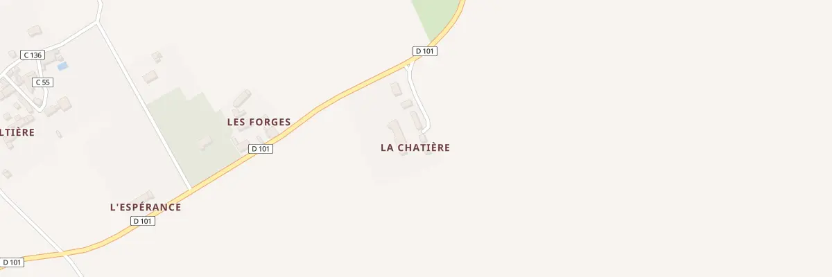 Plan du 118 La Chatiere à Bournan