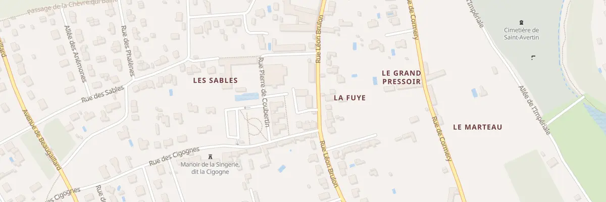 Plan du 23B Rue Léon Brûlon à Saint-Avertin