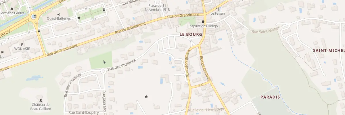 Plan du 1 Rue Léon Brûlon à Saint-Avertin