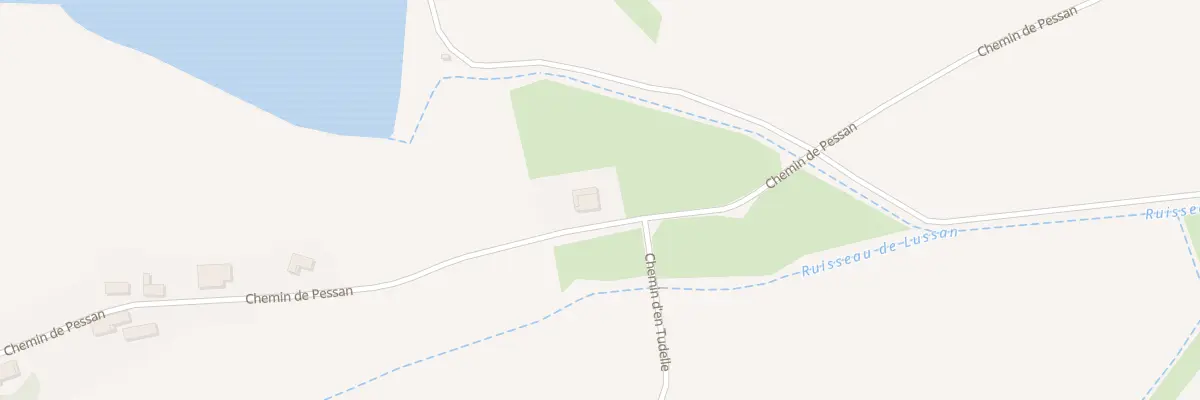 Plan du 694 Chem de Pessan à Lussan