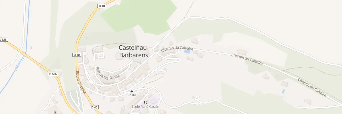 Plan du 3 Che Midi des Fosses à Castelnau-Barbarens