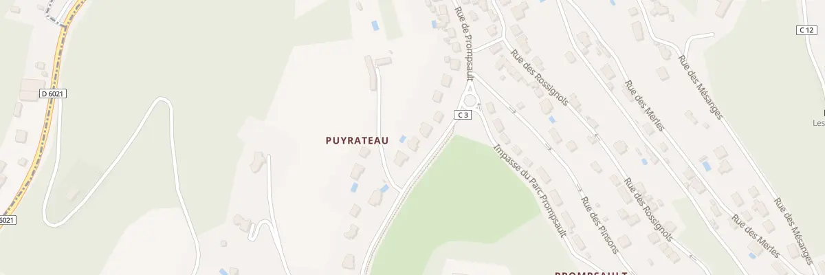 Plan du 40 Rue de Prompsault à Sanilhac