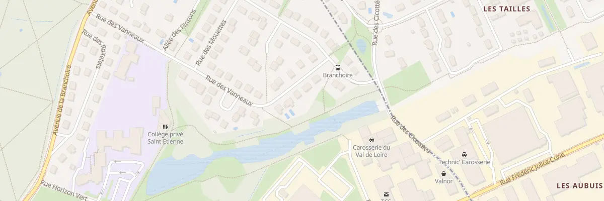 Plan du 39 Rue des Vanneaux à Chambray-lès-Tours