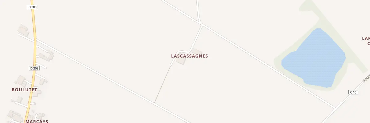 Plan du 943 Rte de Roucaux à Caudecoste