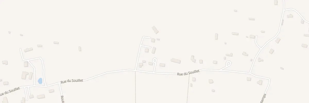Plan du 574 Rue du Souillet à Écaquelon