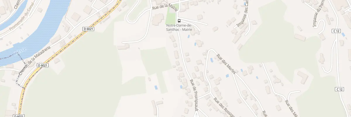 Plan du 14 Rue de Prompsault à Sanilhac