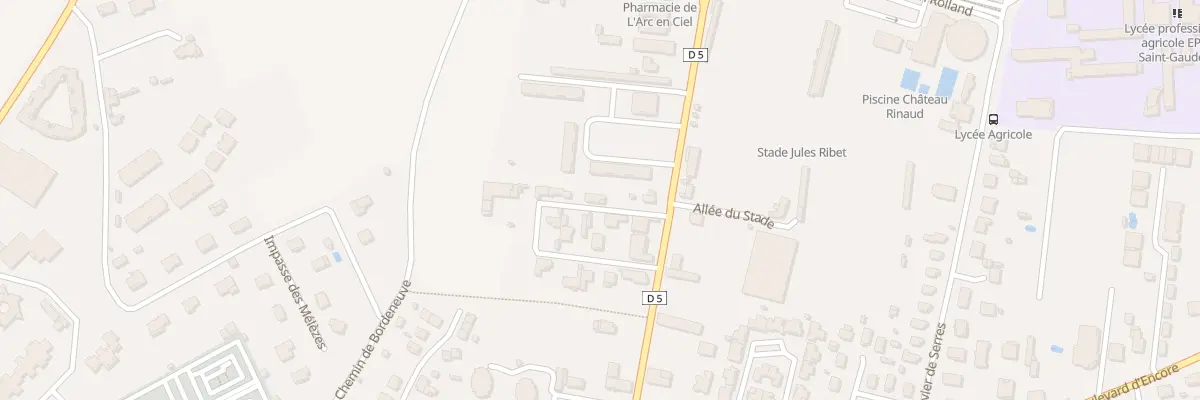 Plan du 9 Rue Déodat de Séverac à Saint-Gaudens