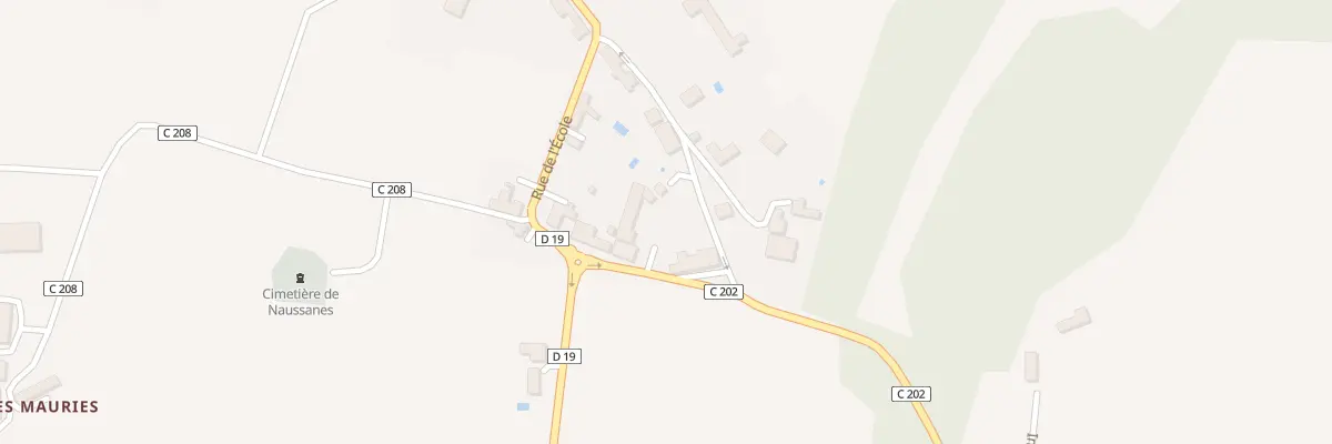 Plan du 38 Le Bourg à Naussannes