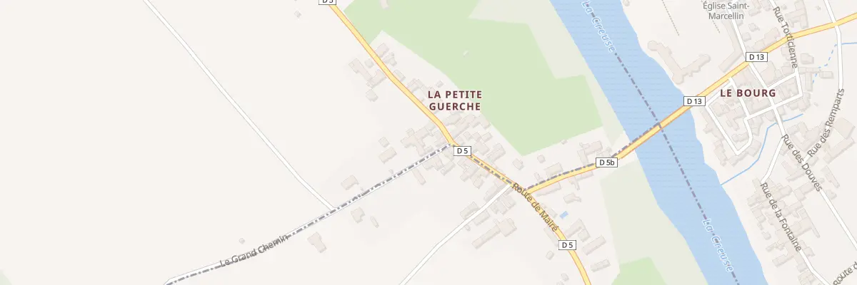 Plan du 10 La Petite Guerche à Leugny