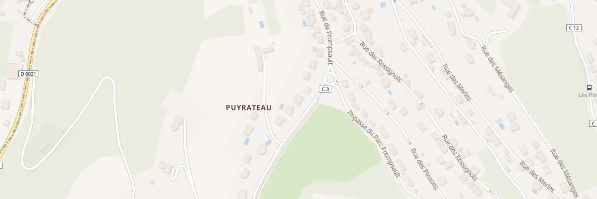 Plan du 38 Rue de Prompsault à Sanilhac