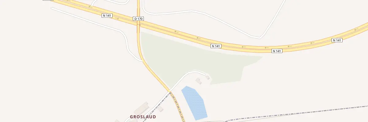 Plan du 1008 Les Fourches à Chabanais