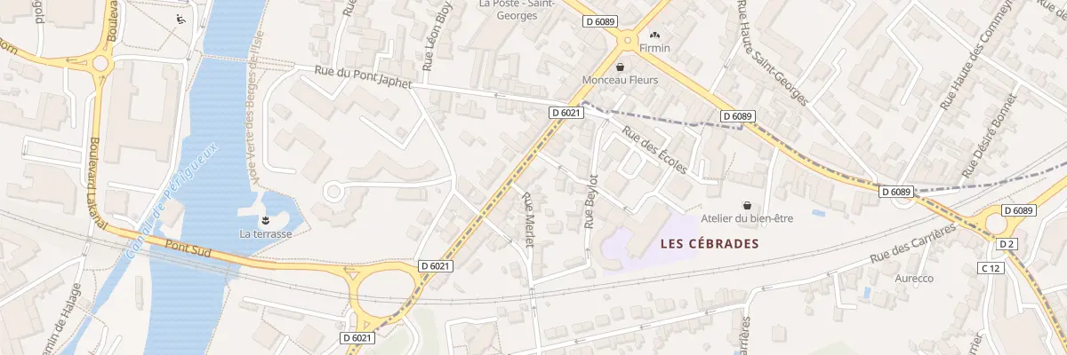 Plan du 32 Rte de Bergerac à Sanilhac