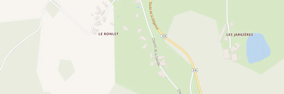 Plan du 175 Che de la Gorella à Vergt