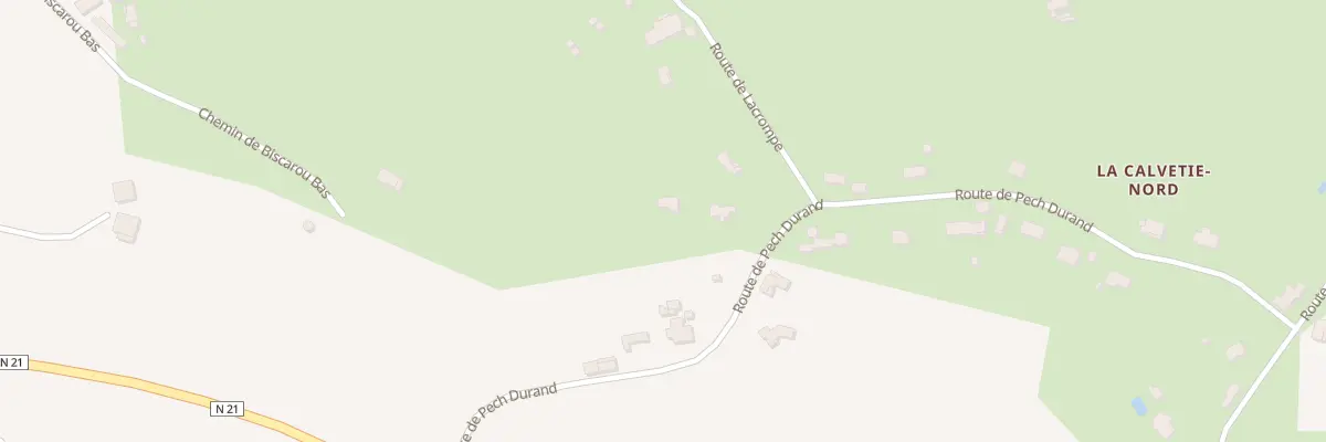 Plan du 74 Rte de Pech Durand à Villeneuve-sur-Lot