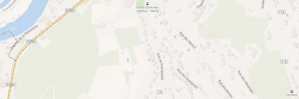 Plan du 20 Rue de Prompsault à Sanilhac