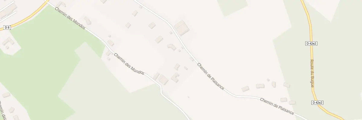 Plan du 437 Les Mondos à Sanilhac