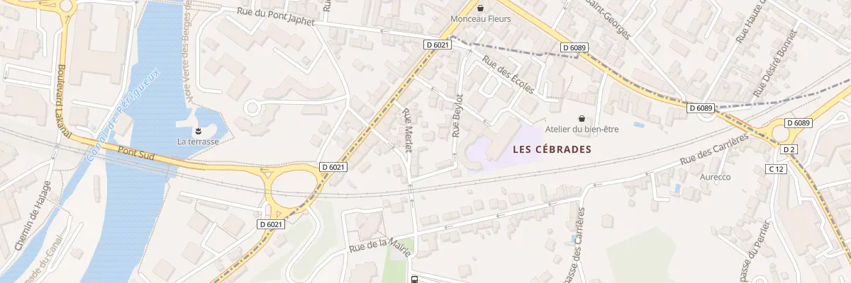 Plan du 6 Rue Merlet à Sanilhac