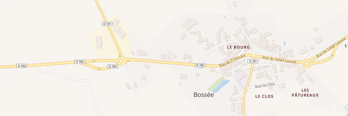 Plan du 6 Rue du Soleil Couchant à Bossée