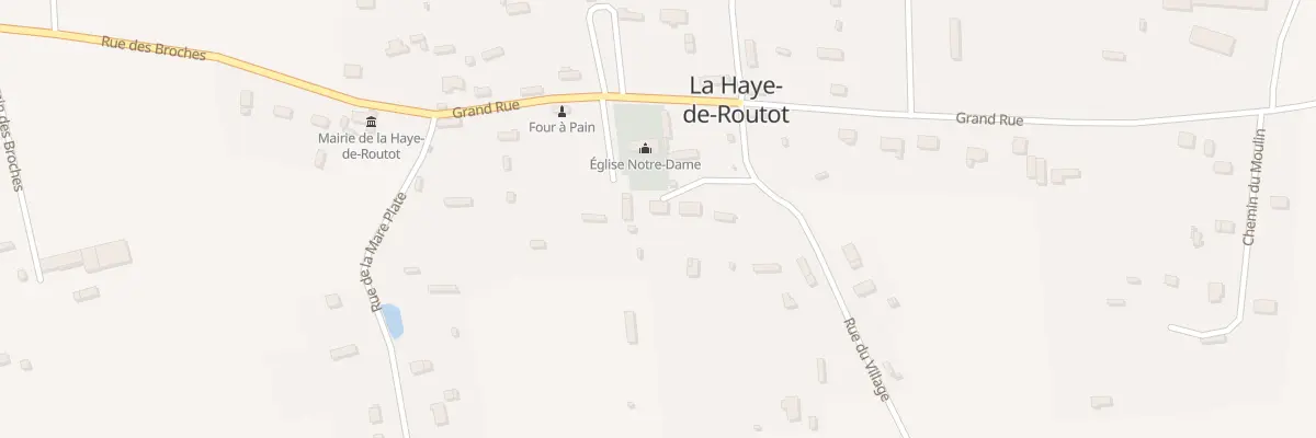 Plan du 38 Rue du Village à La Haye-de-Routot