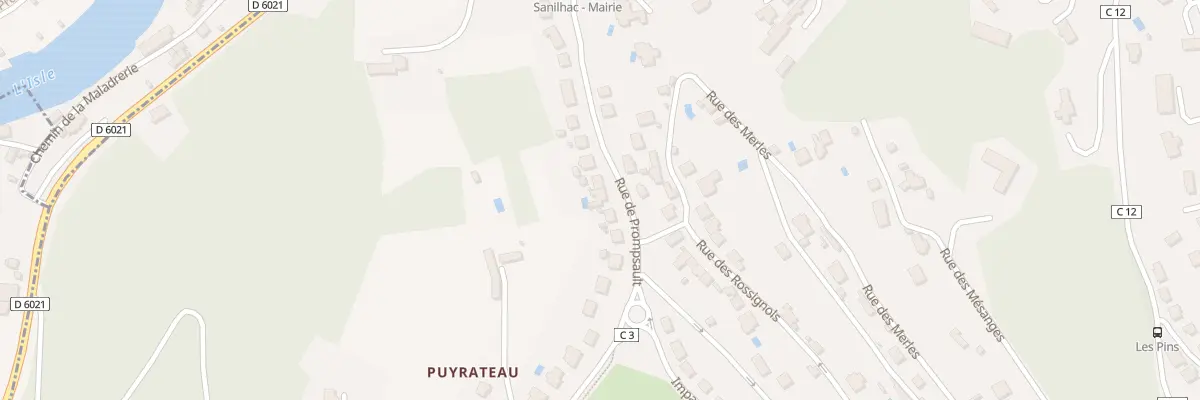 Plan du 24 Rue de Prompsault à Sanilhac