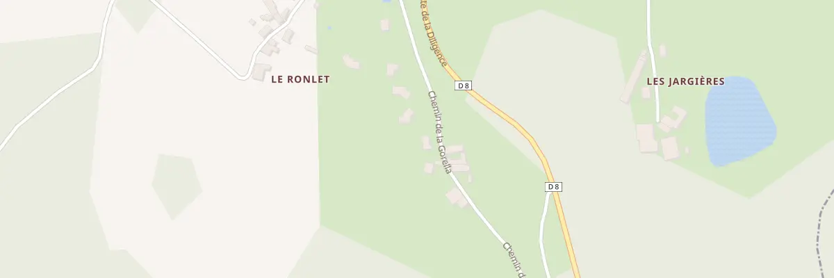 Plan du 215 Che de la Gorella à Vergt