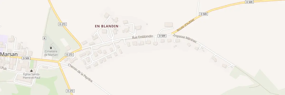 Plan du 306 Rue Emblandin à Marsan