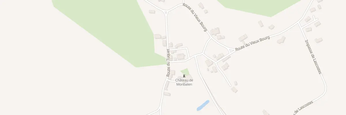 Plan du 7 Rte du Tuquet à Monbalen