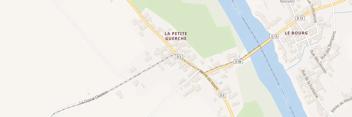 Plan du 1 Rte du Rond à Mairé