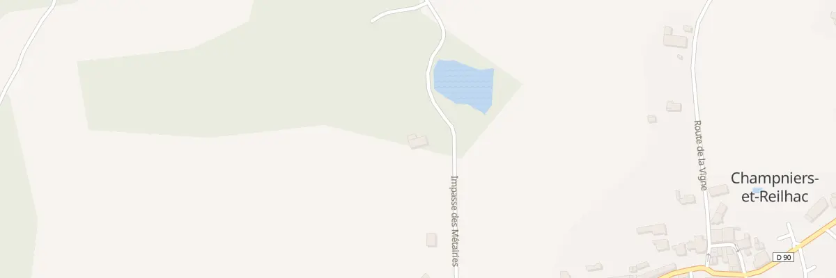 Plan du 347 Imp des Métairies à Champniers-et-Reilhac