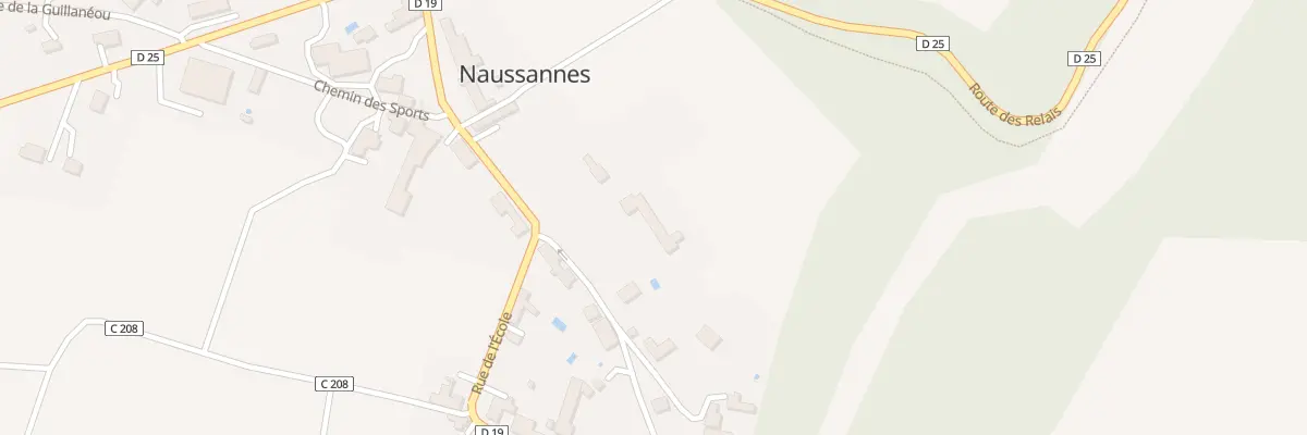 Plan du 18 Le Bourg à Naussannes