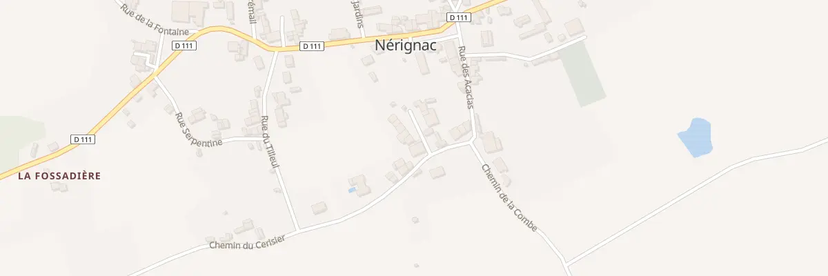Plan du 3 Imp du Puits à Nérignac