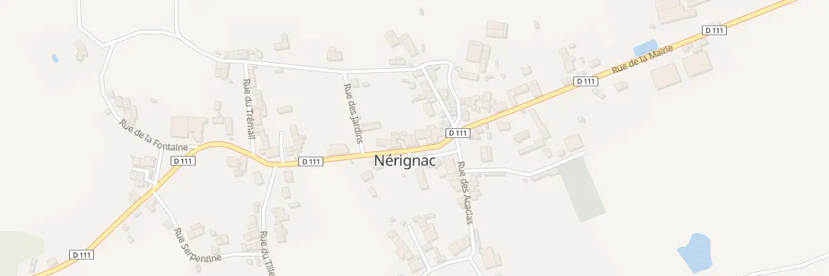 Plan du 10 Rue de la Grande Blourde à Nérignac
