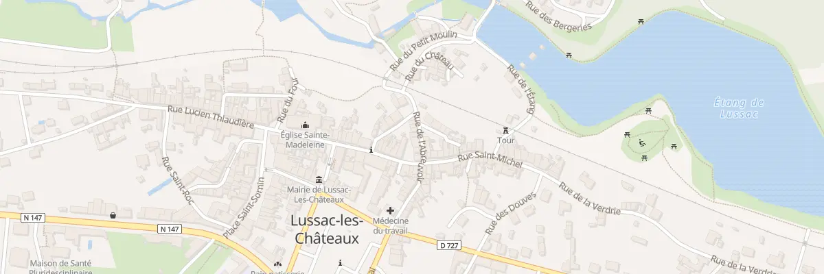 Plan du 15 Rue de l’Abreuvoir à Lussac-les-Châteaux