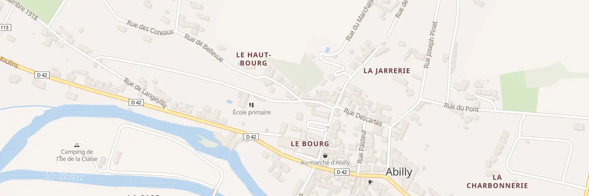 Plan du 3 Rue de Bellevue à Abilly