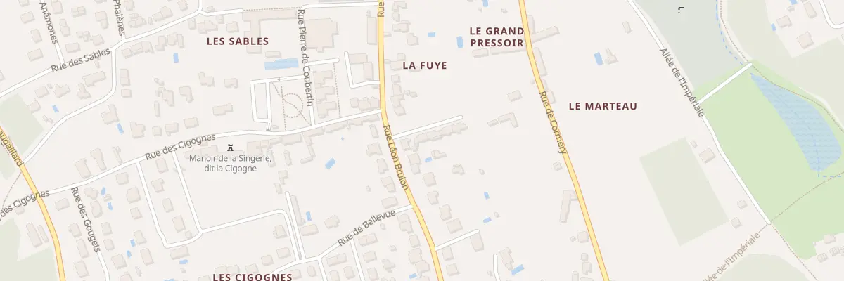 Plan du 1 Imp Léon Brûlon à Saint-Avertin