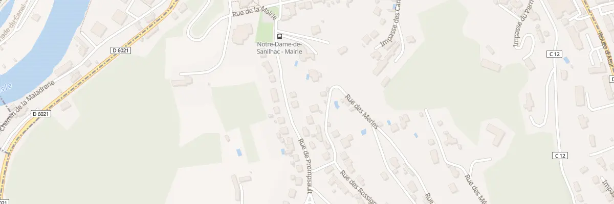 Plan du 7 Rue de Prompsault à Sanilhac