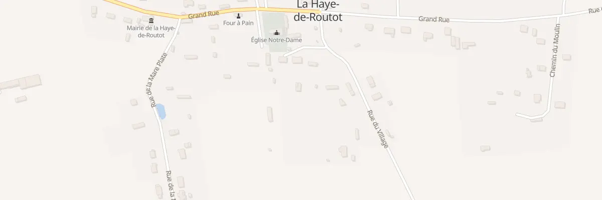 Plan du 42 Rue du Village à La Haye-de-Routot