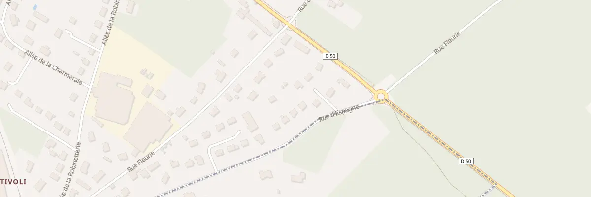 Plan du 23 Rue d’Espagne à Veigné