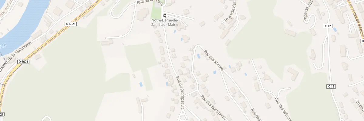 Plan du 9 Rue de Prompsault à Sanilhac