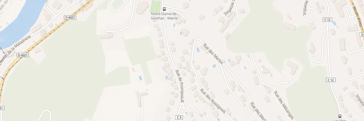 Plan du 11 Rue de Prompsault à Sanilhac
