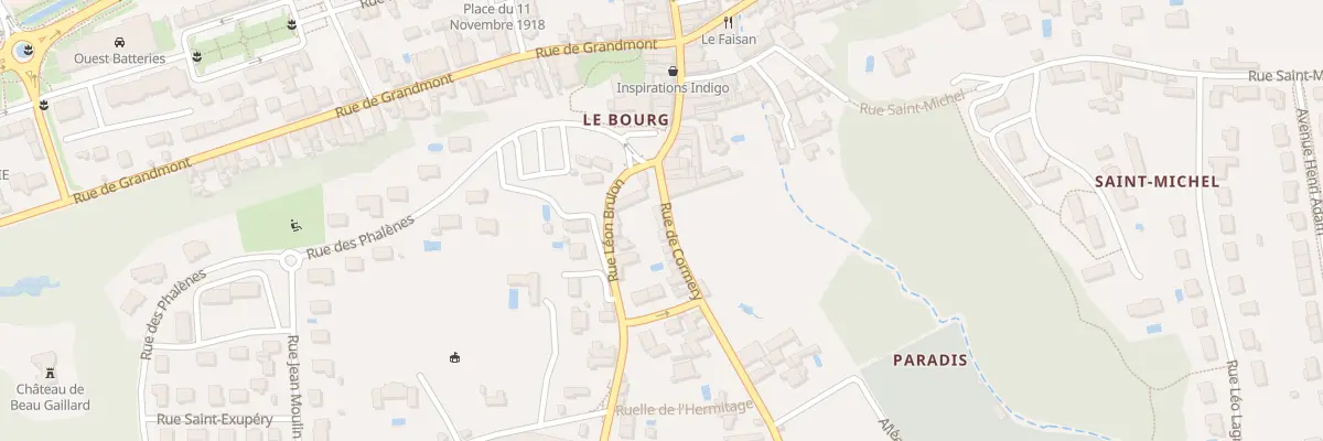 Plan du 27 Rue de Cormery à Saint-Avertin