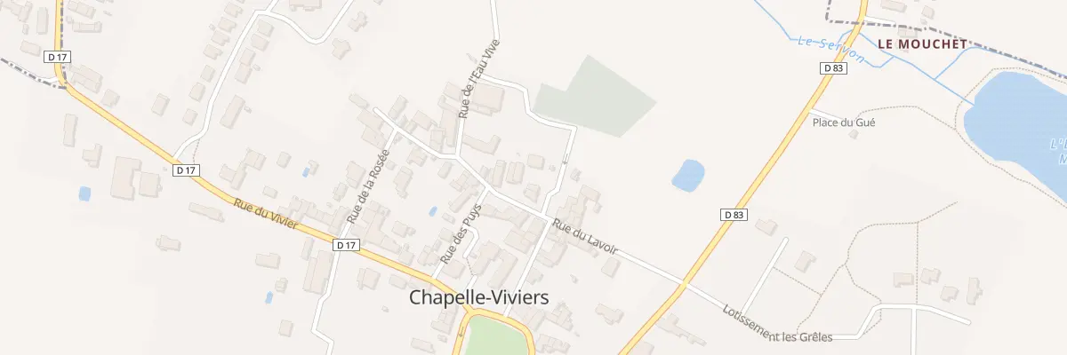 Plan du 4 Pl du Gué à Chapelle-Viviers