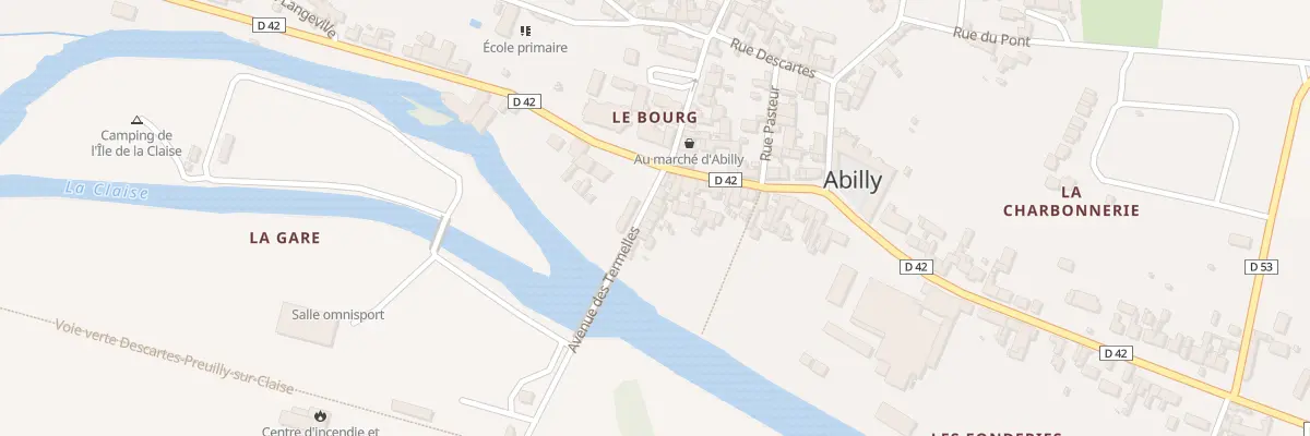 Plan du 7 Av des Termelles à Abilly