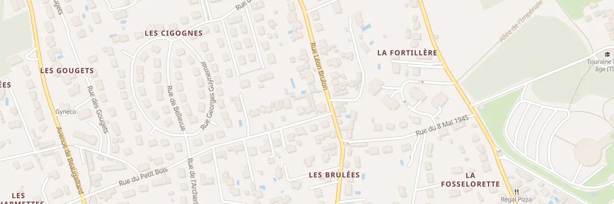 Plan du 3 Rue du Petit Bois à Saint-Avertin