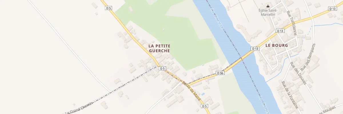 Plan du 23 La Petite Guerche à Leugny