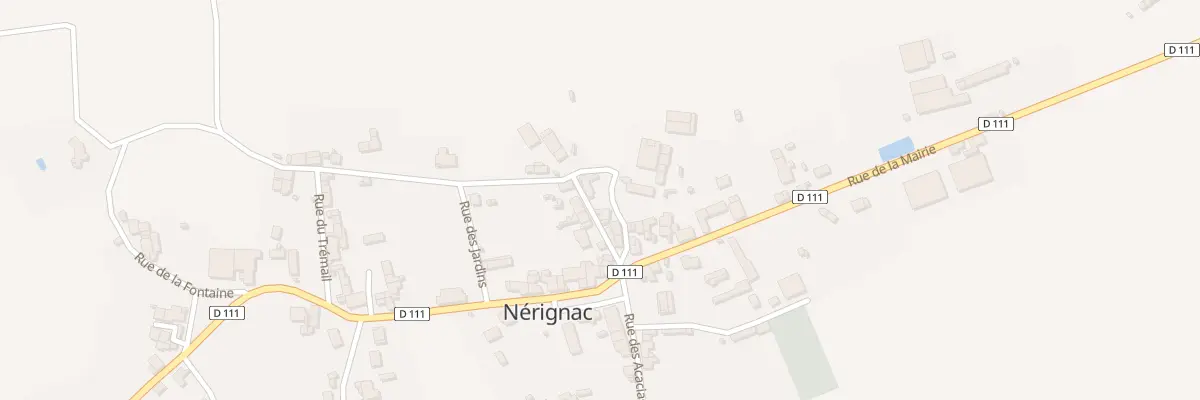 Plan du 6 Rue du Sabotier à Nérignac