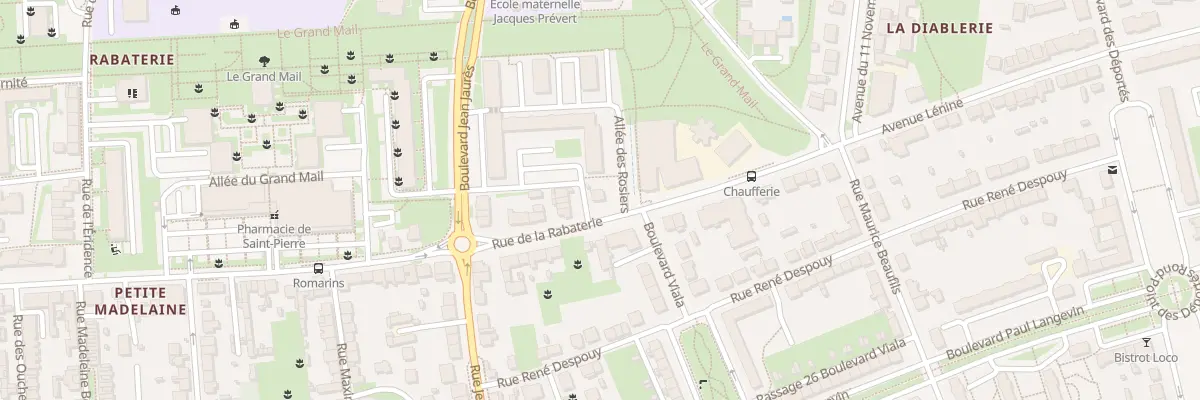 Plan du 108 Rue de la Rabaterie à Saint-Pierre-des-Corps