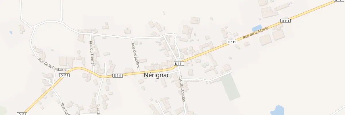 Plan du 1 Rue du Sabotier à Nérignac